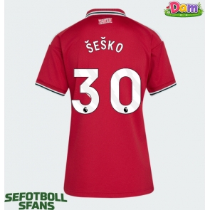 Manchester United Benjamin Sesko #30 Hemmatröja Kvinnor 2026-27 Kortärmad